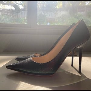 Brand new jimmy choo black heel 75mm